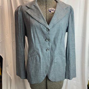 NWT Lillith Grey Vanna Linen Jacket Size X Large / 44